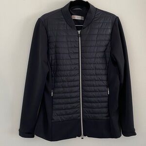 KJUS Women's Retention 2.0 Jacket Black Puffer Lightweight Jacket Size 40 L